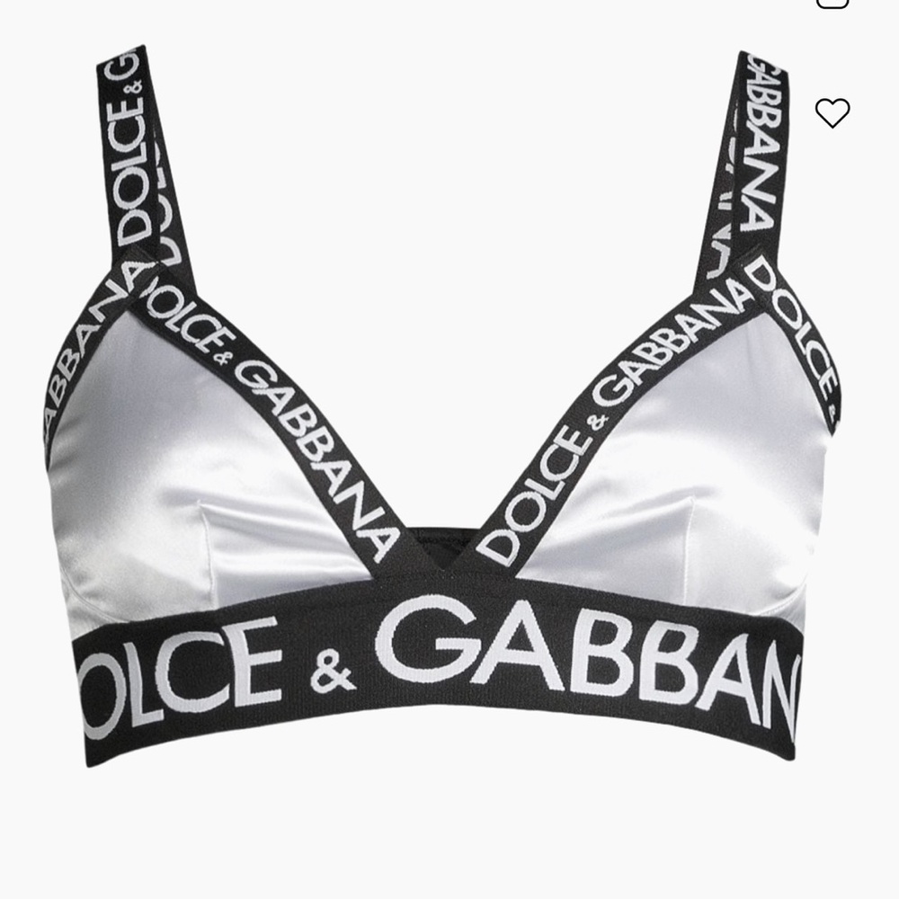 Dolce and Gabbana silk bra